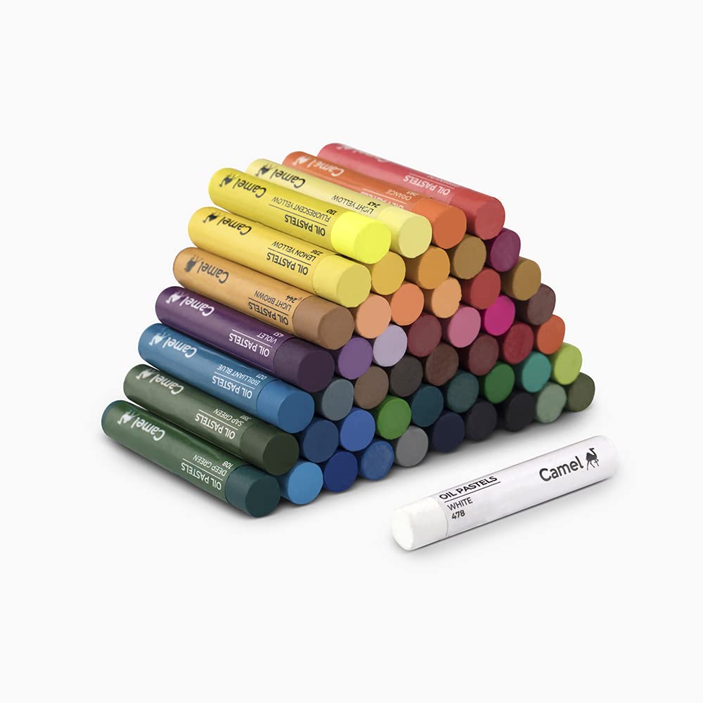 Camel Student Oil Pastels 50 Shades - Bbag | India’s Best Online Stationery Store