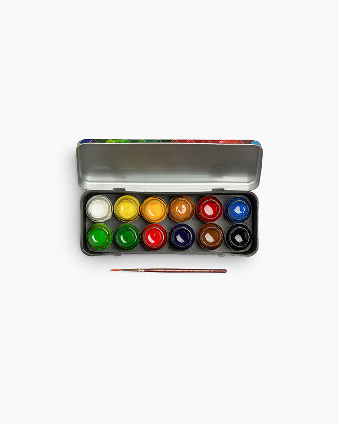 Camel Premium Poster Colours -Assorted pack of 12 shades in 15 ml