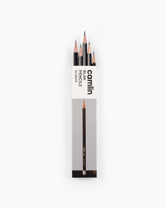 A box of 10 Camlin Black Pencil