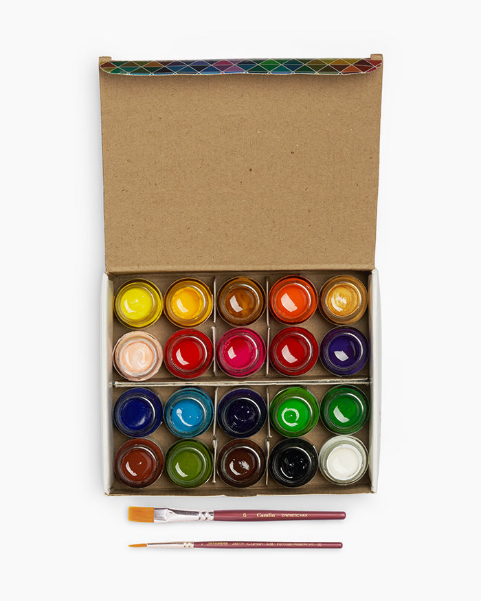 Camel Premium Poster Colours -Assorted pack of 20 shades in 15 ml