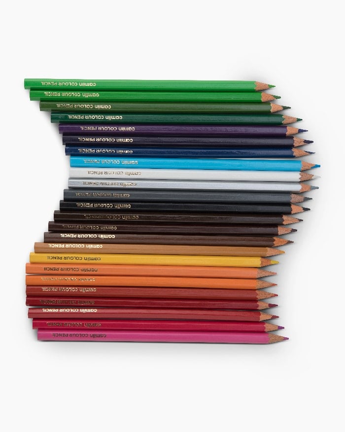 24 shades of Camlin Colour Pencils Full Size 