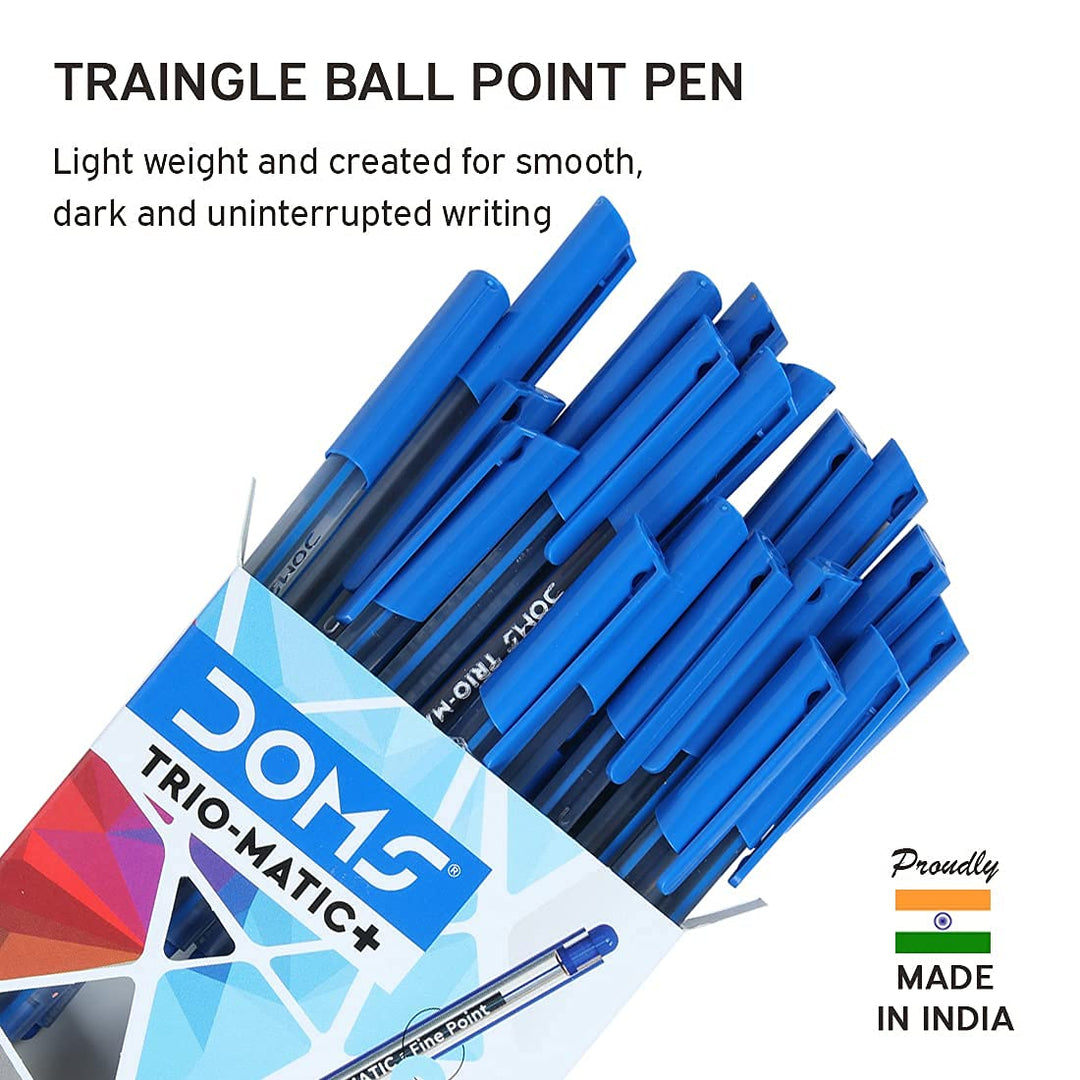 DOMS Triomatic Triangular Ball Pen. order now – Bbag | India’s Best ...