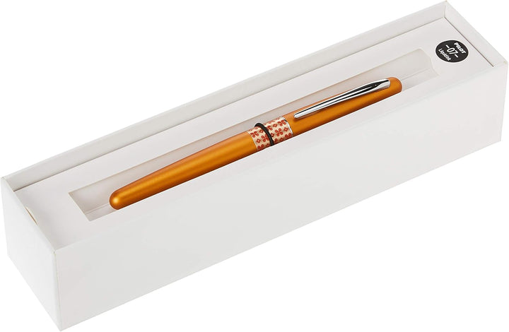 Pilot MR3 Retro Collection Liquid Ink Roller Ball Pen-Orange Barrel