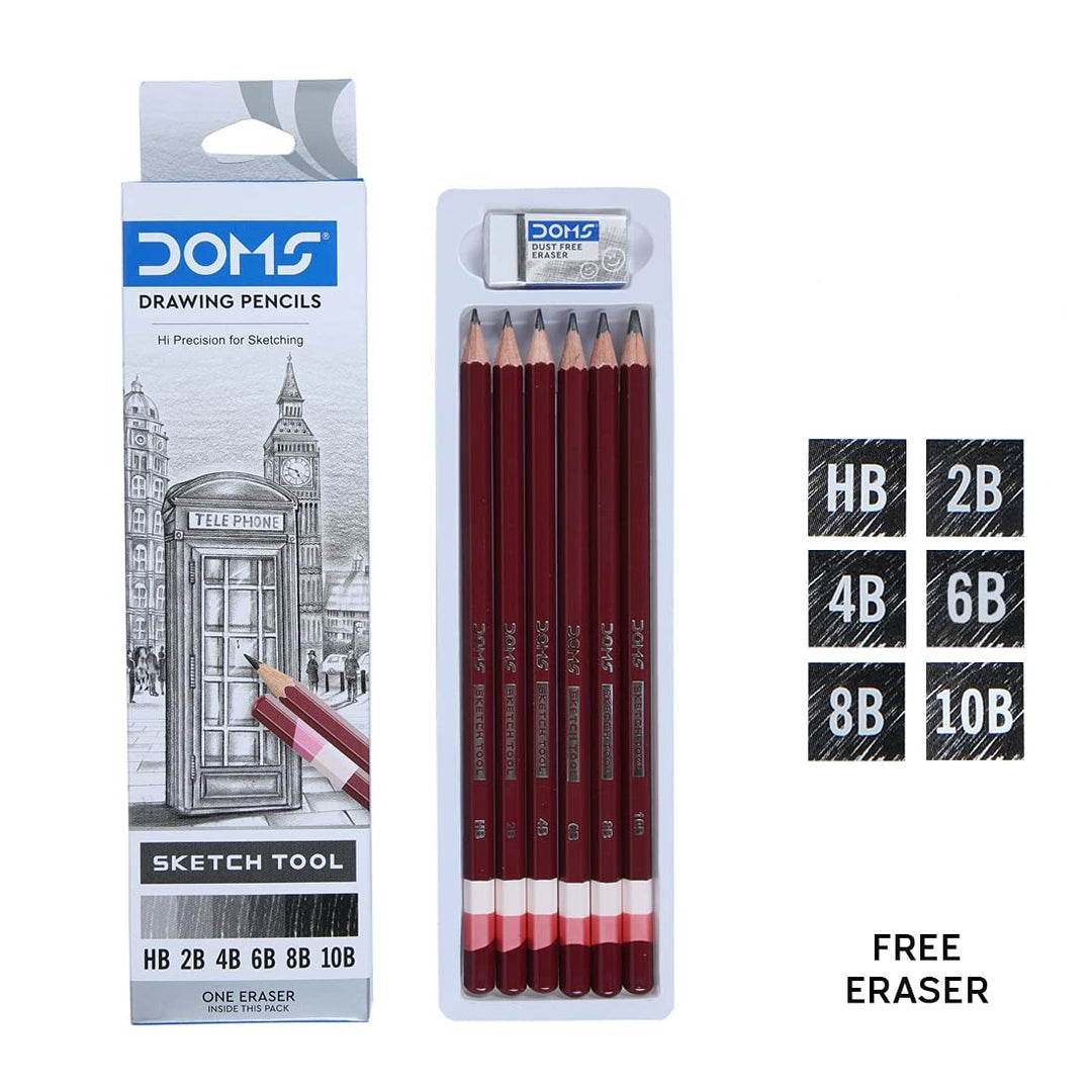 DOMS Drawing Pencil - Bbag | India’s Best Online Stationery Store