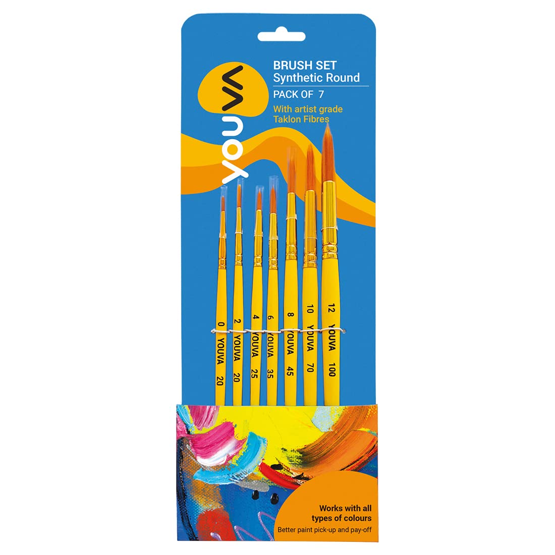 Navneet Youva Synthetic Hair Brush - Bbag | India’s Best Online Stationery Store