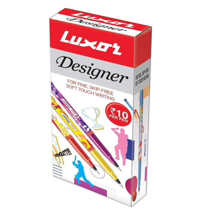 Luxor Designer Fine Tip Ball Pen - Bbag | India’s Best Online Stationery Store