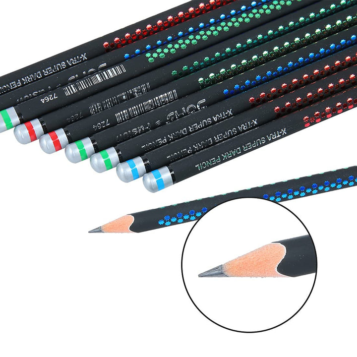 DOMS Fusion Xtra Super Dark Pencil - Bbag | India’s Best Online Stationery Store