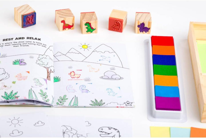 Bookoli Ltd. - Wooden Dinosaurs Stampers