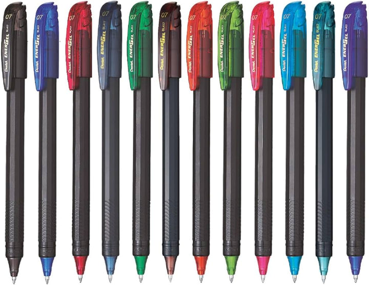 Pentel Energel Roller Gel Pen BL-417 Pack of 20 Assorted Colours