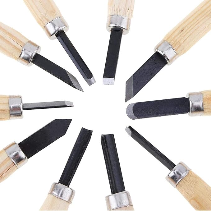 Wood Carving Set of 12PCS Bbag | India’s Best Online Stationery Store