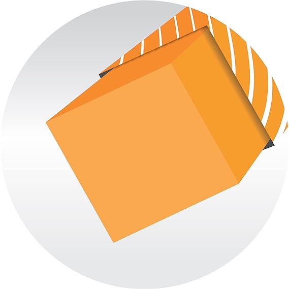 orange Flair Creative Cube Dust Free Eraser
