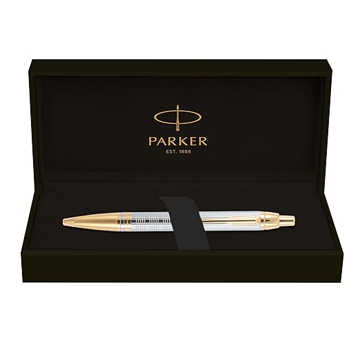 Parker Odyssey Shiny Chrome GT Roller Ball Pen Bbag | India’s Best Online Stationery Store