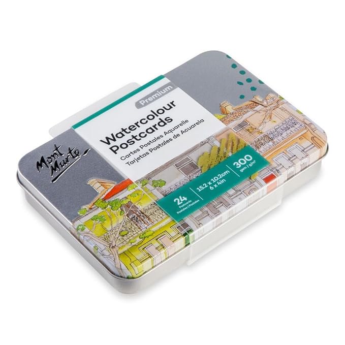 Mont Marte Watercolour Postcards 300gsm 24 Sheets Bbag | India’s Best Online Stationery Store