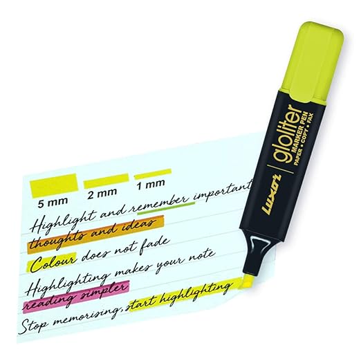 Luxor Gloliter Highlighter - Bbag | India’s Best Online Stationery Store