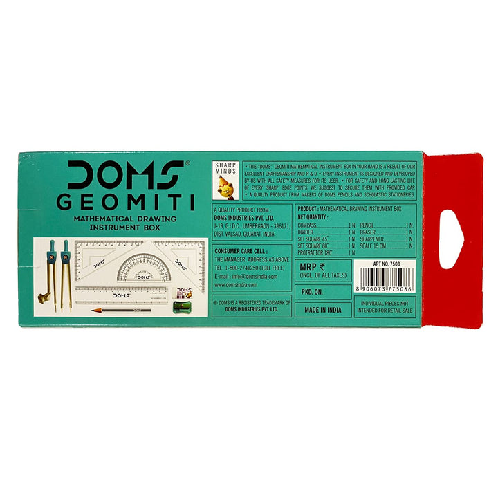DOMS Geomiti Mathematical Drawing Instrument Box - Bbag | India’s Best Online Stationery Store