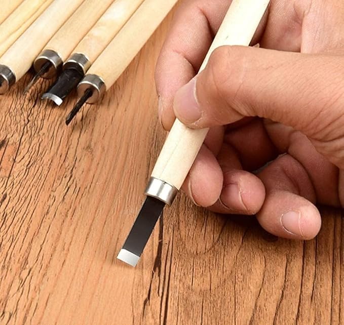 Wood Carving Set of 12PCS Bbag | India’s Best Online Stationery Store