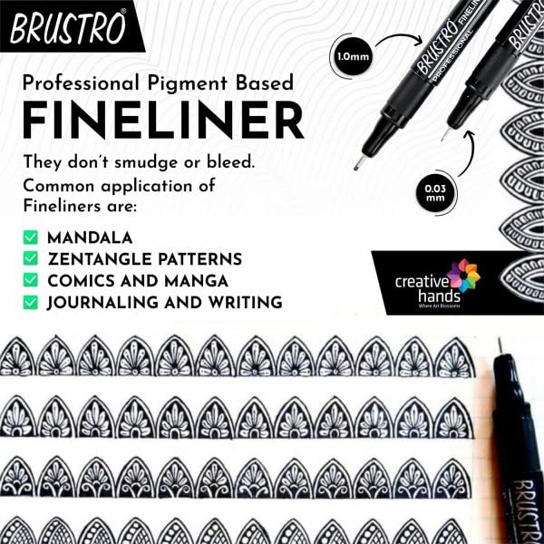 Brustro Technical Pens - Bbag | India’s Best Online Stationery Store