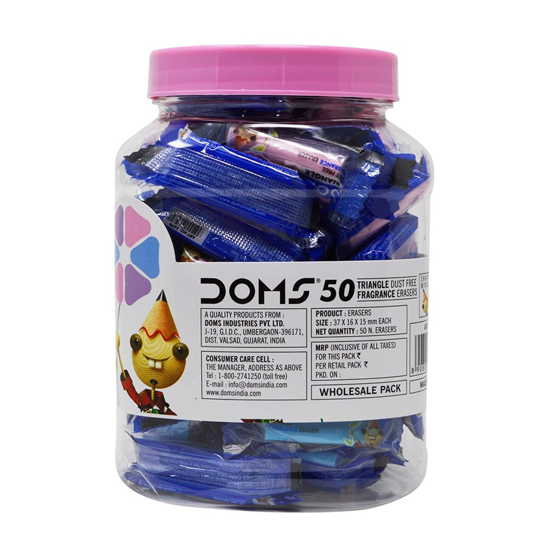 DOMS Triangle Dust Free Fragrance Eraser - Bbag | India’s Best Online Stationery Store