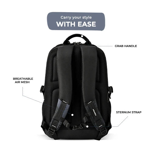 Art Astronaut Backpack 17 Inch (Black-Grey) Bbag | India’s Best Online Stationery Store