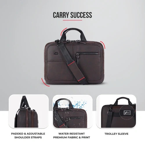 Professional Leather Laptop Briefcase XL 16L Bbag | India’s Best Online Stationery Store