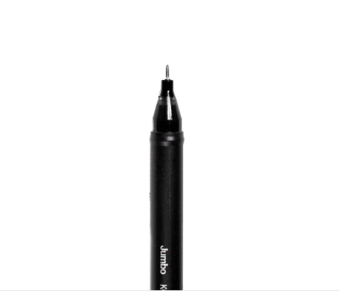 0.5mm Tip SIze Kacogreen Jumbo K6 Gel Pen Black Ink'