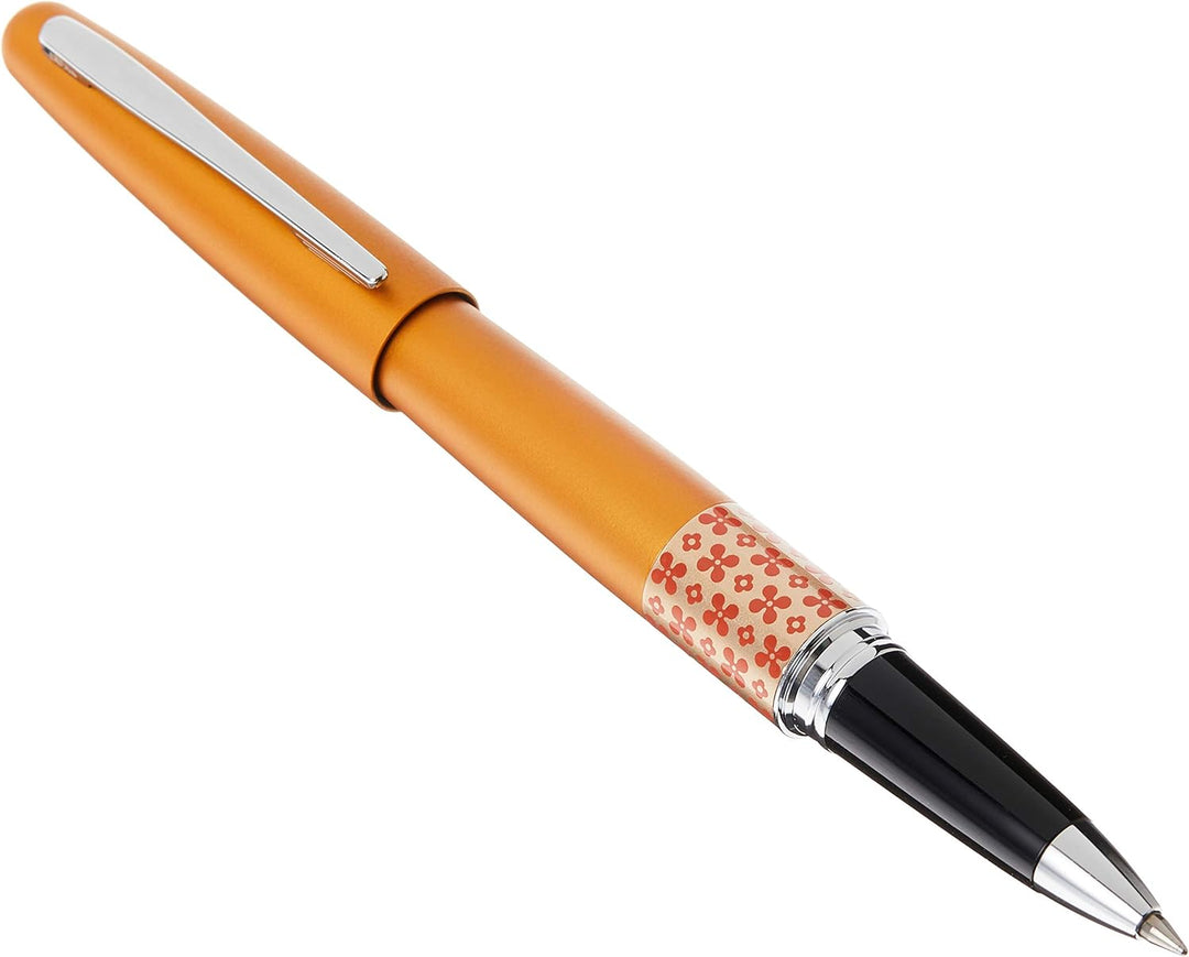 Pilot MR3 Retro Collection Liquid Ink Roller Ball Pen-Orange Barrel