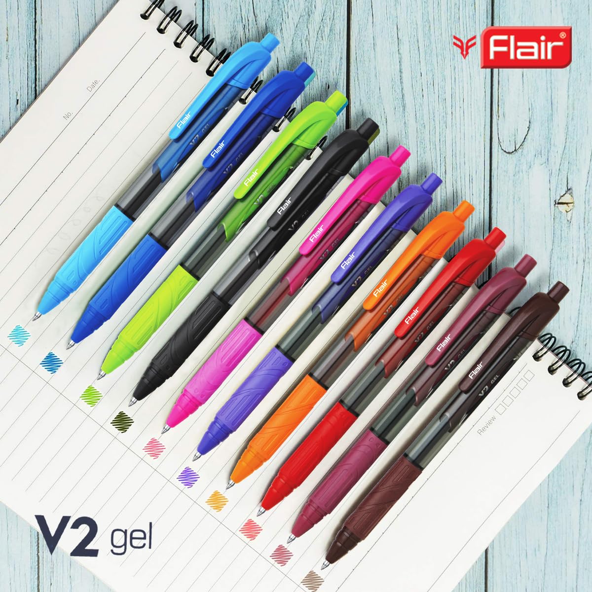Buy Flair V2 Gel Multicolor Gel Pen - Bbag Buy Flair V2 Gel Multicolor Gel Pen - Bbag