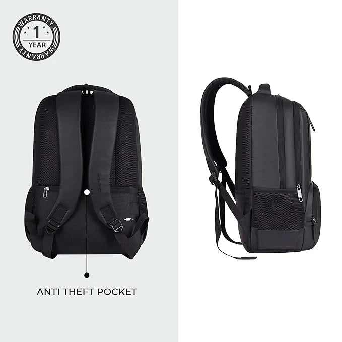 Gear Vault faux leather laptop backpack 30L Bbag | India’s Best Online Stationery Store