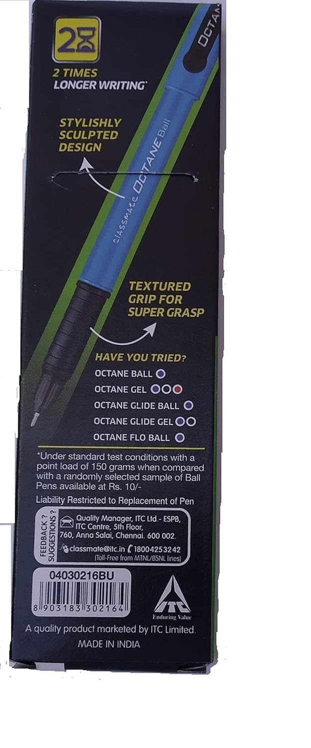 Classmate Octane Ball Pen - Bbag | India’s Best Online Stationery Store