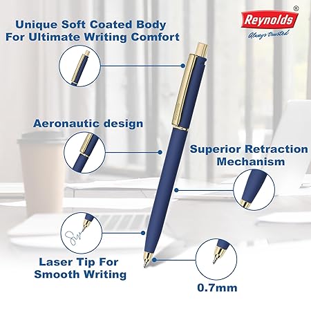 Reynolds Jetter AeroSoft Ball Pen - Bbag | India’s Best Online Stationery Store