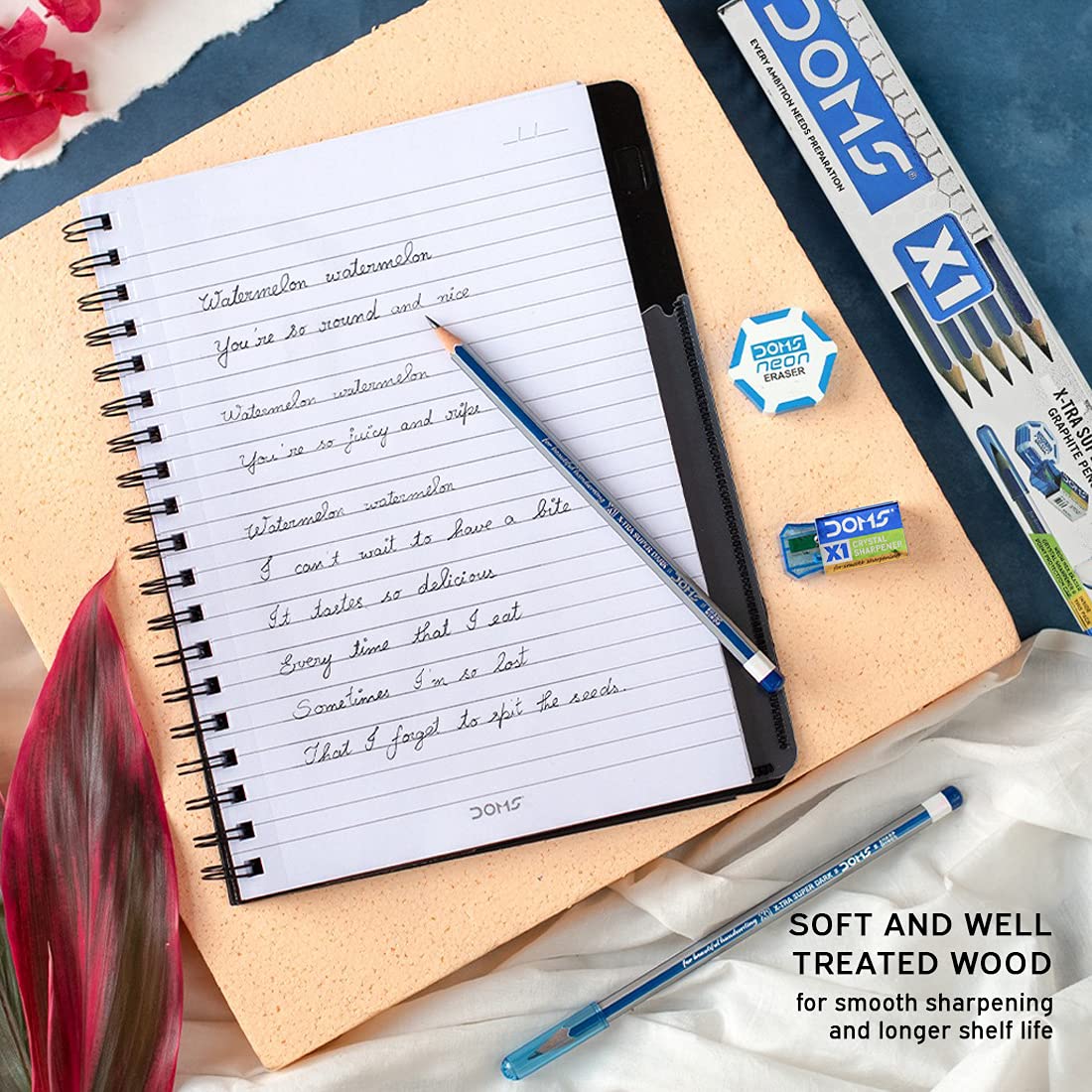 DOMS X1 X-TRA Super Dark Pencil. Order now. – Bbag | India's Best