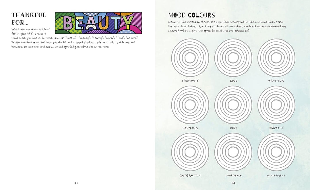 The Gratitude Journal: Create Words and Images on a Thankful Path to Daily Joy Bbag | India’s Best Online Stationery Store