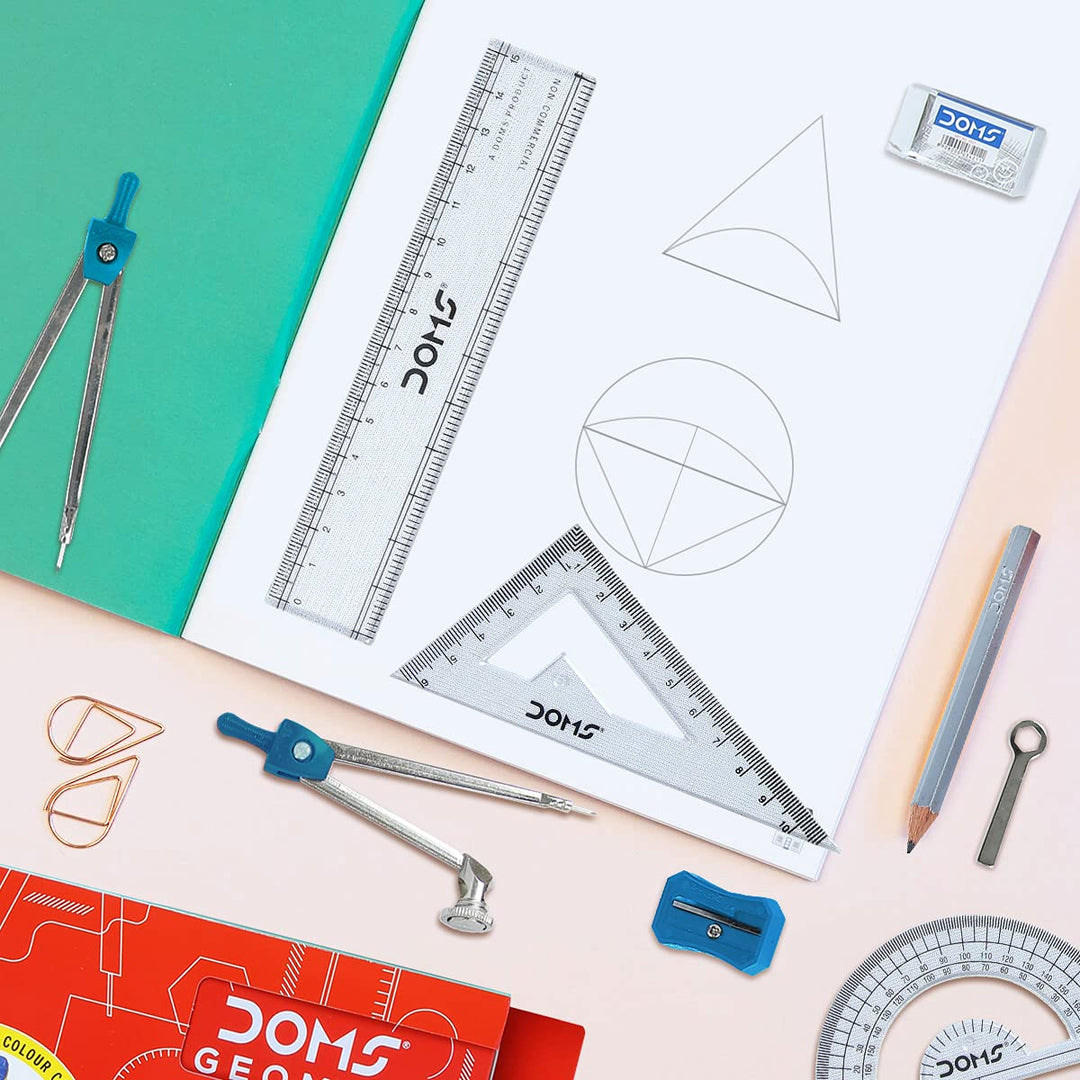 DOMS Geomiti Instrument Box - Premium Mathematical Drawing Set – Bbag ...
