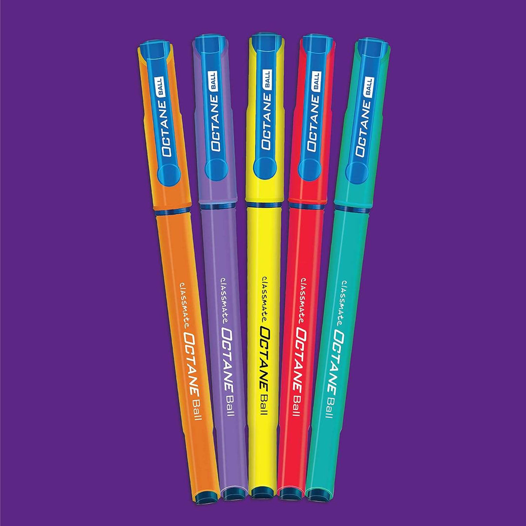 5 shades of Classmate Octane Colour Fest Ball Pen