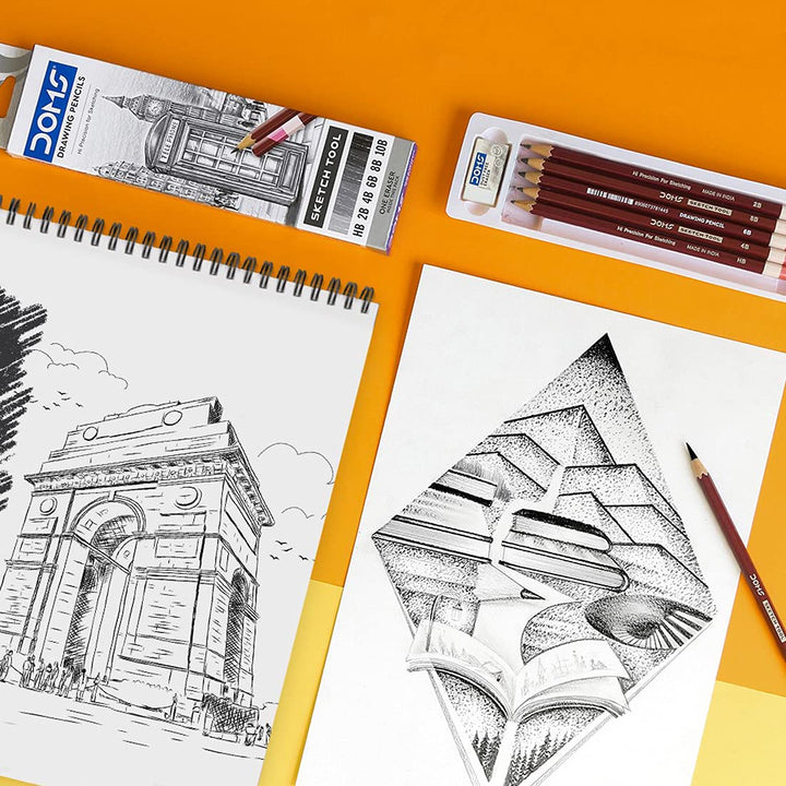 DOMS Drawing Pencil - Bbag | India’s Best Online Stationery Store