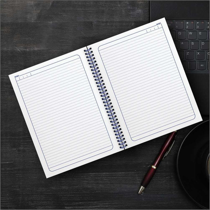 Anupam NASA 5 Subject Spiral Notebook – 22 x 29 cm, 70 GSM Ruled Paper, 200 Pages