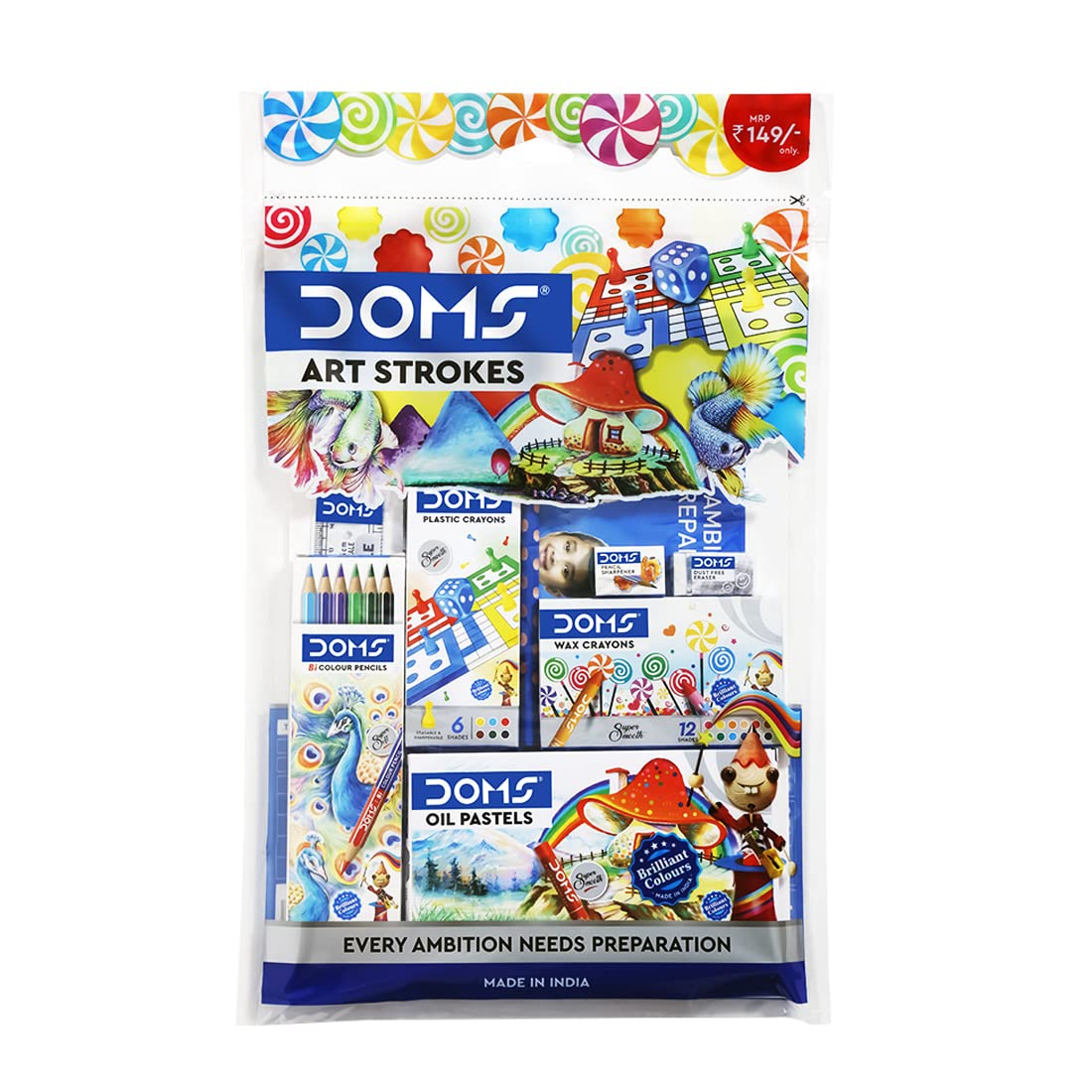 DOMS Art Strokes Kit - Bbag | India’s Best Online Stationery Store