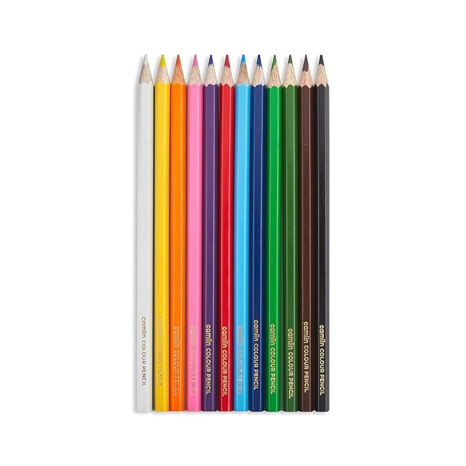 Camlin Colour Pencils Full Size-24 Shades|Blue