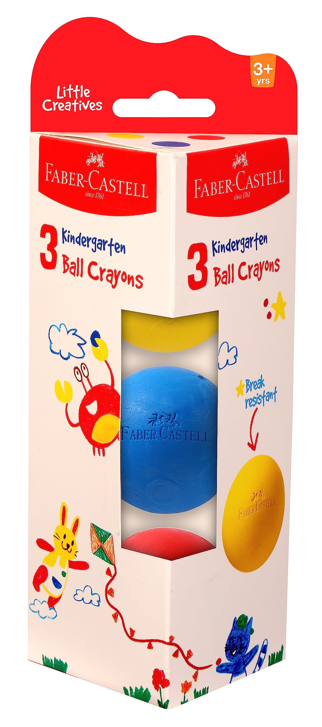 Faber-Castell Kindergarten Ball Crayons - Pack of 3