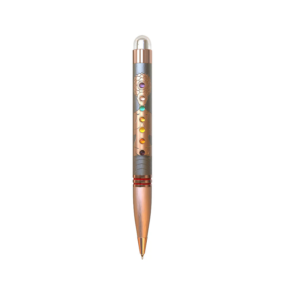 Submarine 7 Chakra Ball Pen | Premium Spiritual Metal Pen Bbag | India’s Best Online Stationery Store