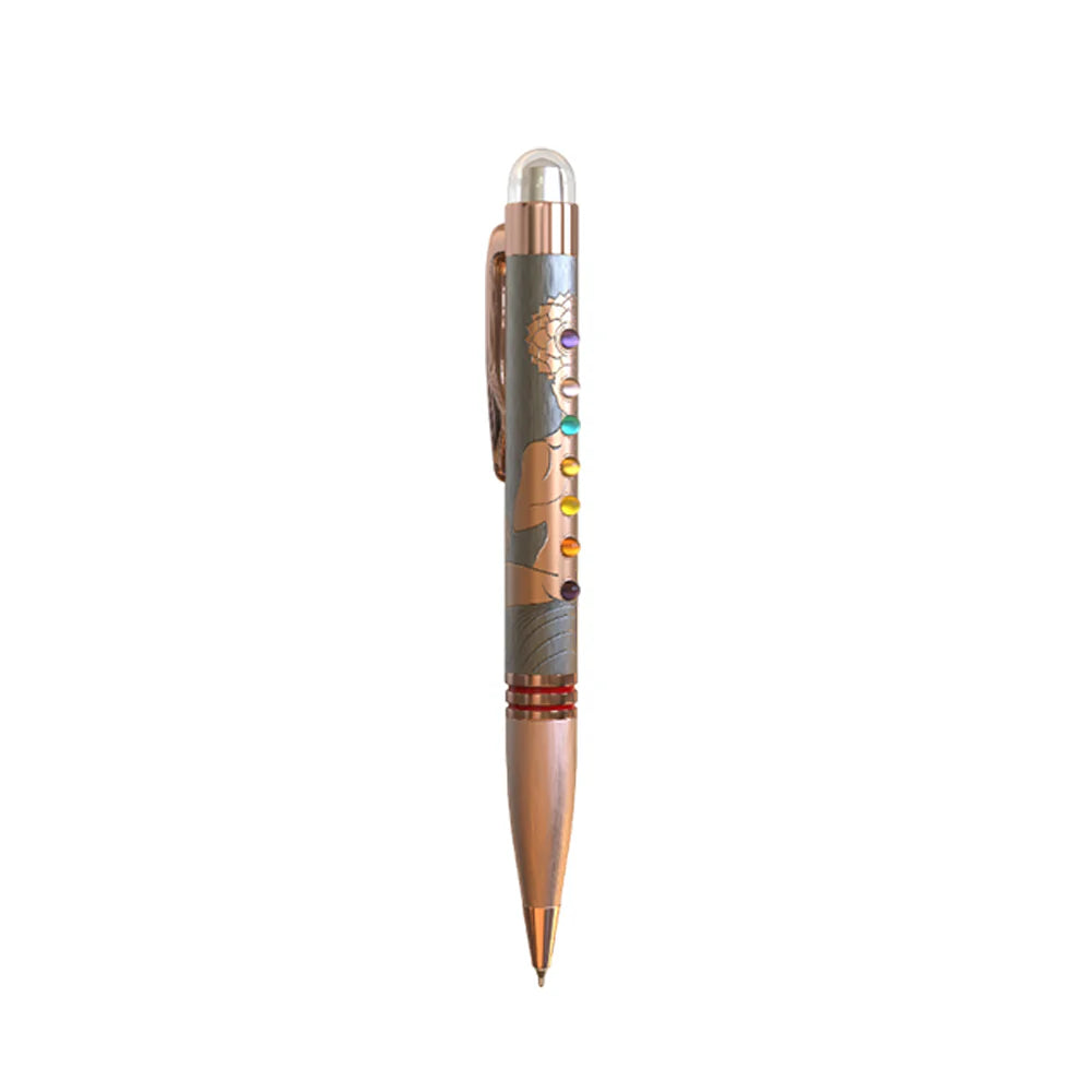 Submarine 7 Chakra Ball Pen | Premium Spiritual Metal Pen Bbag | India’s Best Online Stationery Store