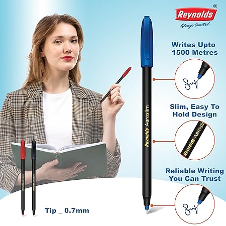 Reynolds Aeroslim Ball Pen - Bbag | India’s Best Online Stationery Store