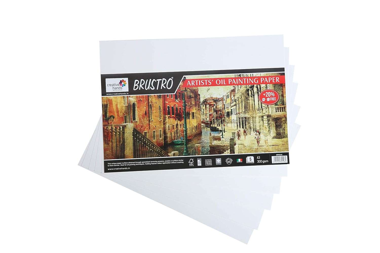 Brustro Artist Oil Painting Papers
