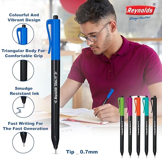 Reynolds Vista RT Ball Pen - Bbag | India’s Best Online Stationery Store