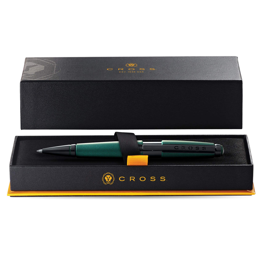 Cross Edge Matte Green Lacquer Gel Rollerball Pen AT0555-13