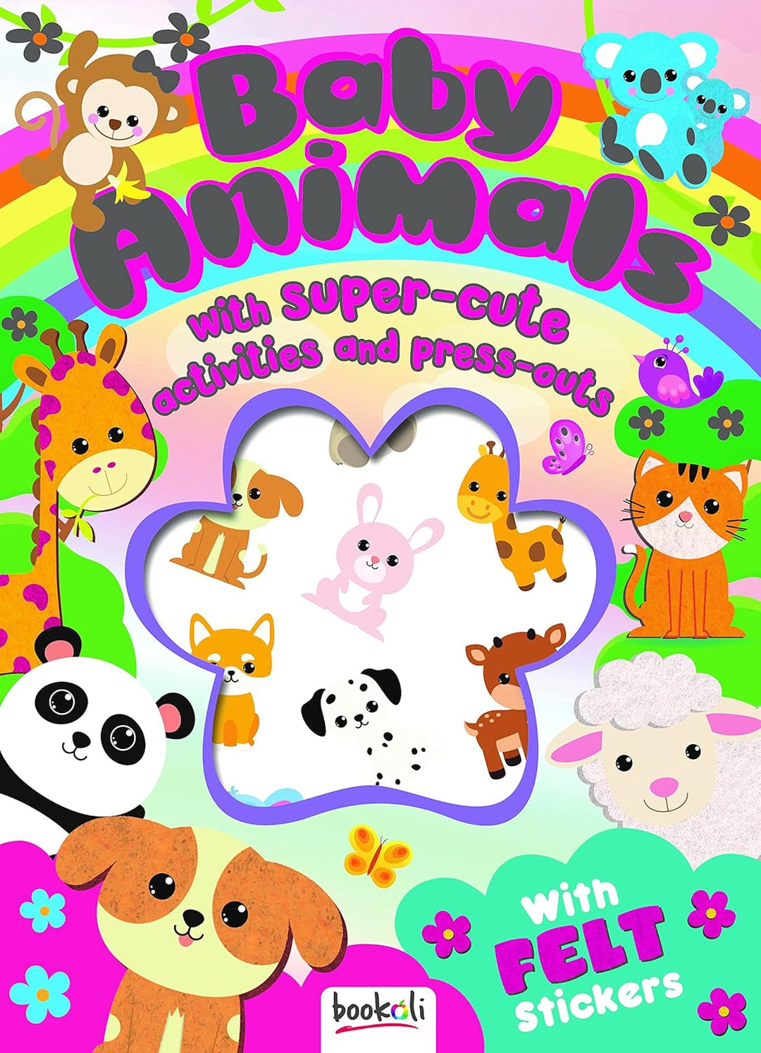 Bookoli Ltd-Baby Animals: Fun Felt Stickers