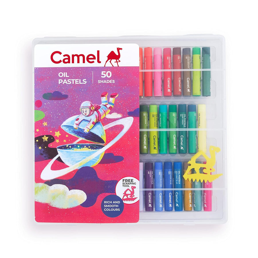 Camel Student Oil Pastels 50 Shades - Bbag | India’s Best Online Stationery Store