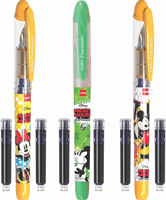 Cello Fountain Pen Avengers Disney Barbie Styles