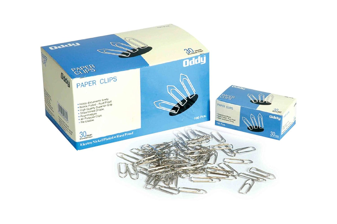 Oddy Nickel Plated Paper Clips Oddy