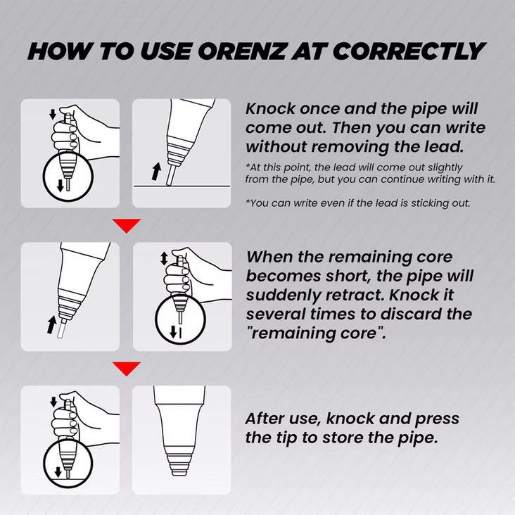Pentel Orenz AT Dual Grip Mechanical Pencil 0.5mm Bbag | India’s Best Online Stationery Store